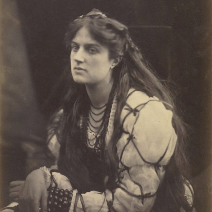 Hypatia; Julia Margaret Cameron (British, born India, 1815 - 1879); Freshwater, Isle of Wight, England; 1867; Albumen silver print. (Photo by: Sepia Times/Universal Images Group via Getty Images)