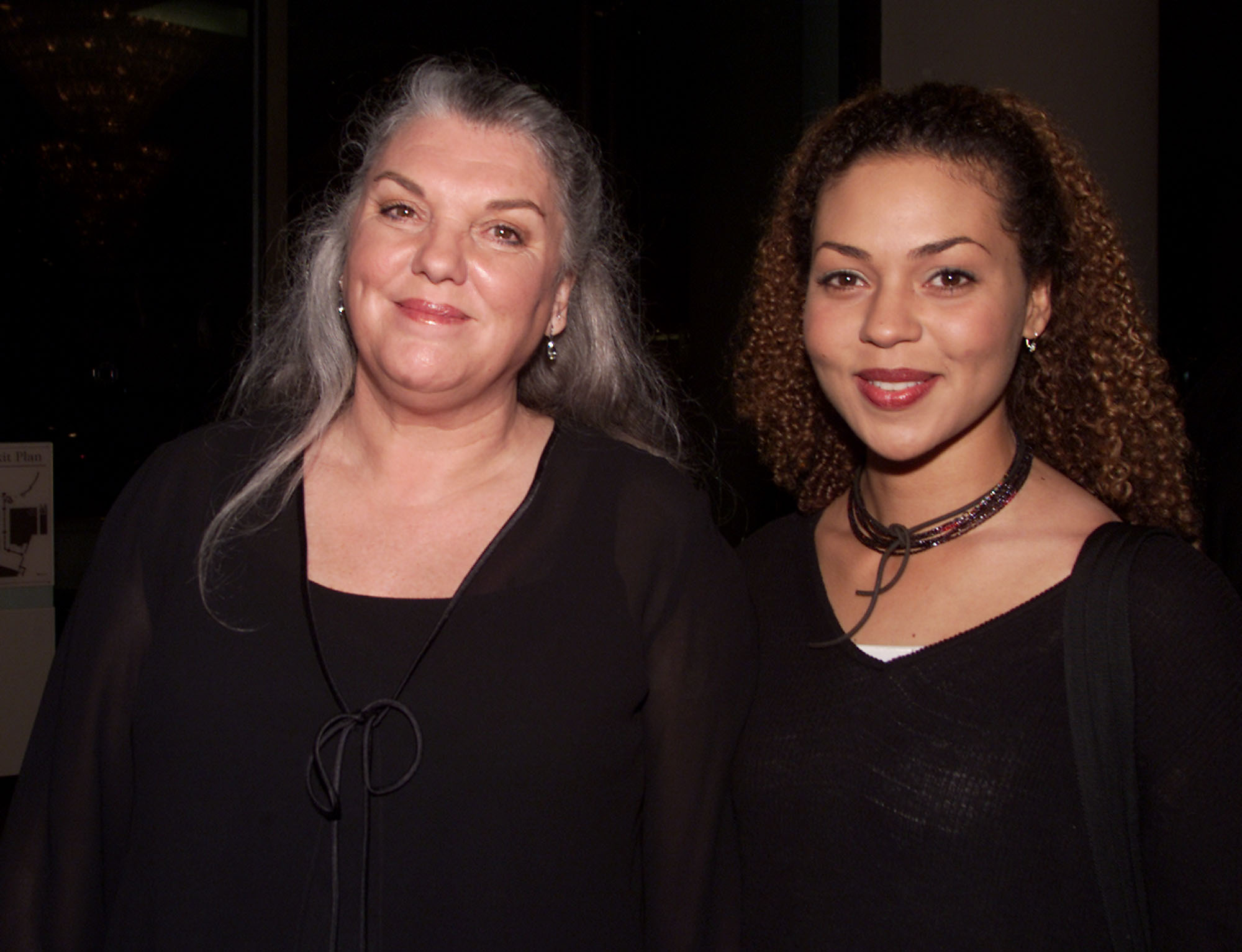 Tyne Daly and Kathryne Brown at the Writers Guild Awards in Beverly Hills, California, on March 4, 2001. | Source: Getty Images