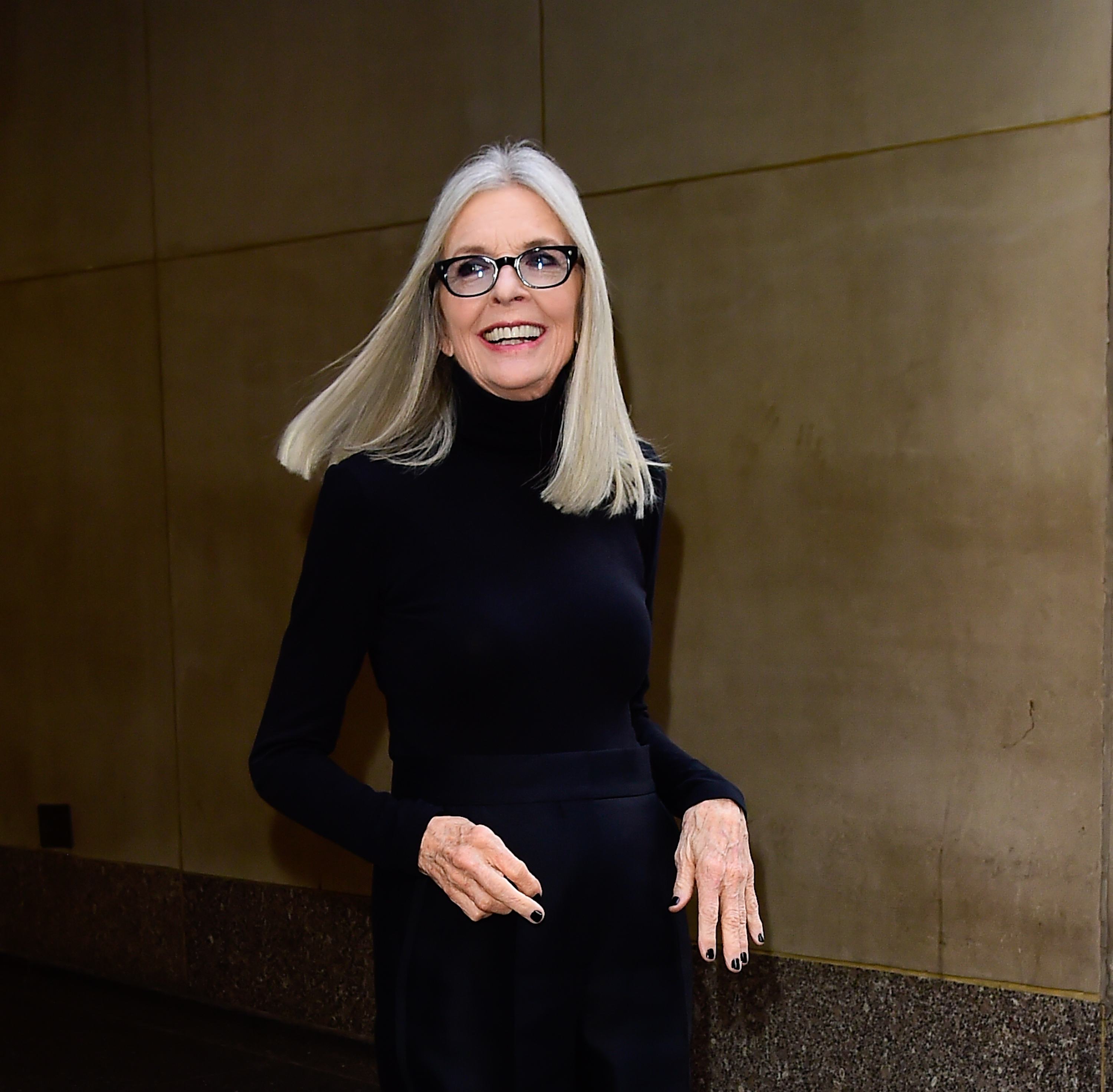 Diane Keaton is seen outside the "Today" show on May 8, 2023 in New York City