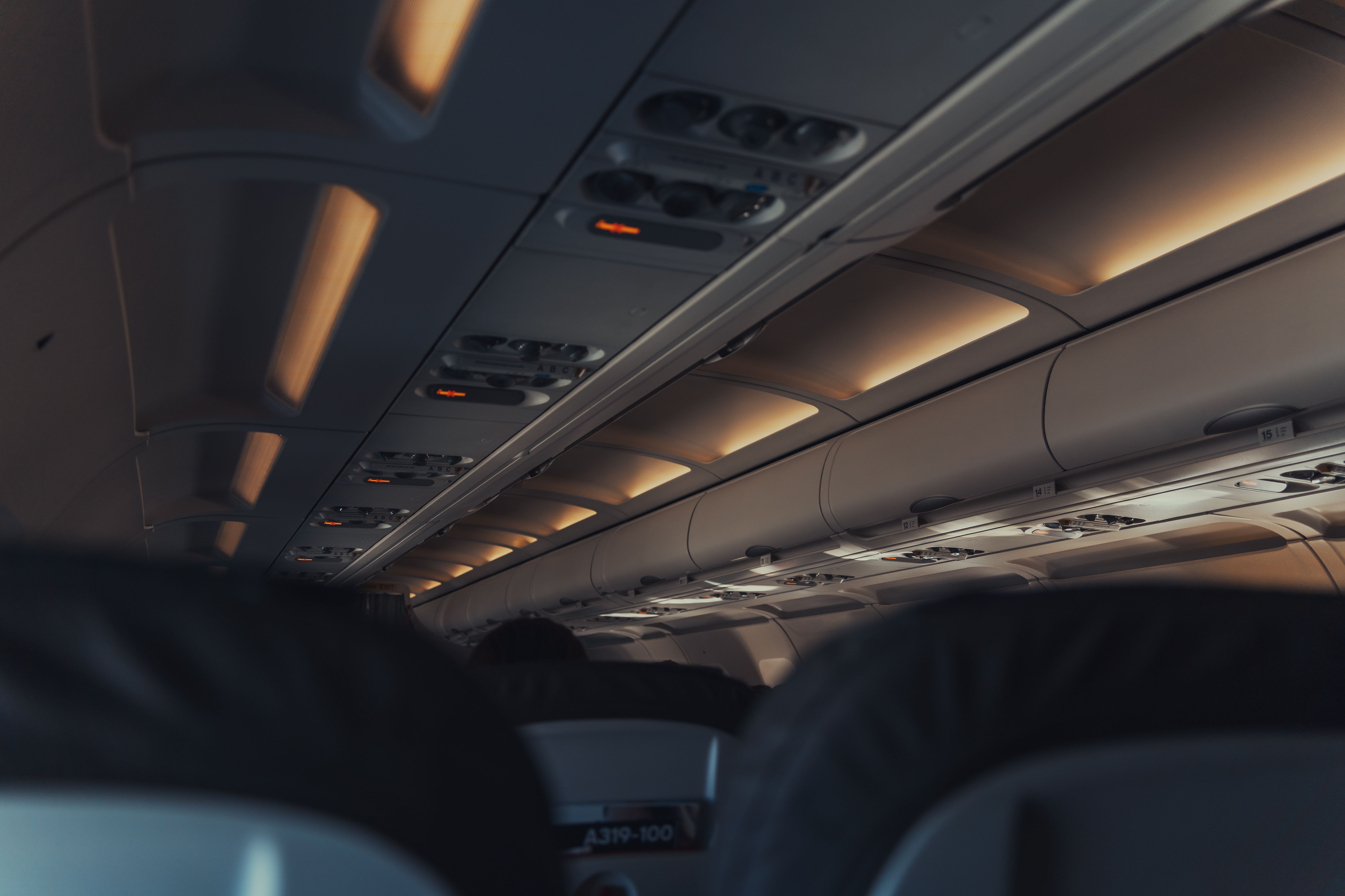 An airplane cabin | Source: Pexels