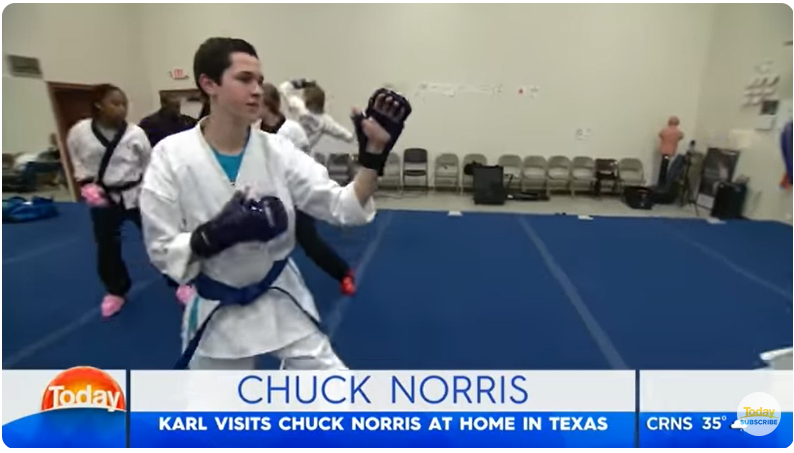Chuck Norris' Texas ranch, from a video dated July 10, 2018 | Source: Youtube/@TodayShowAU
