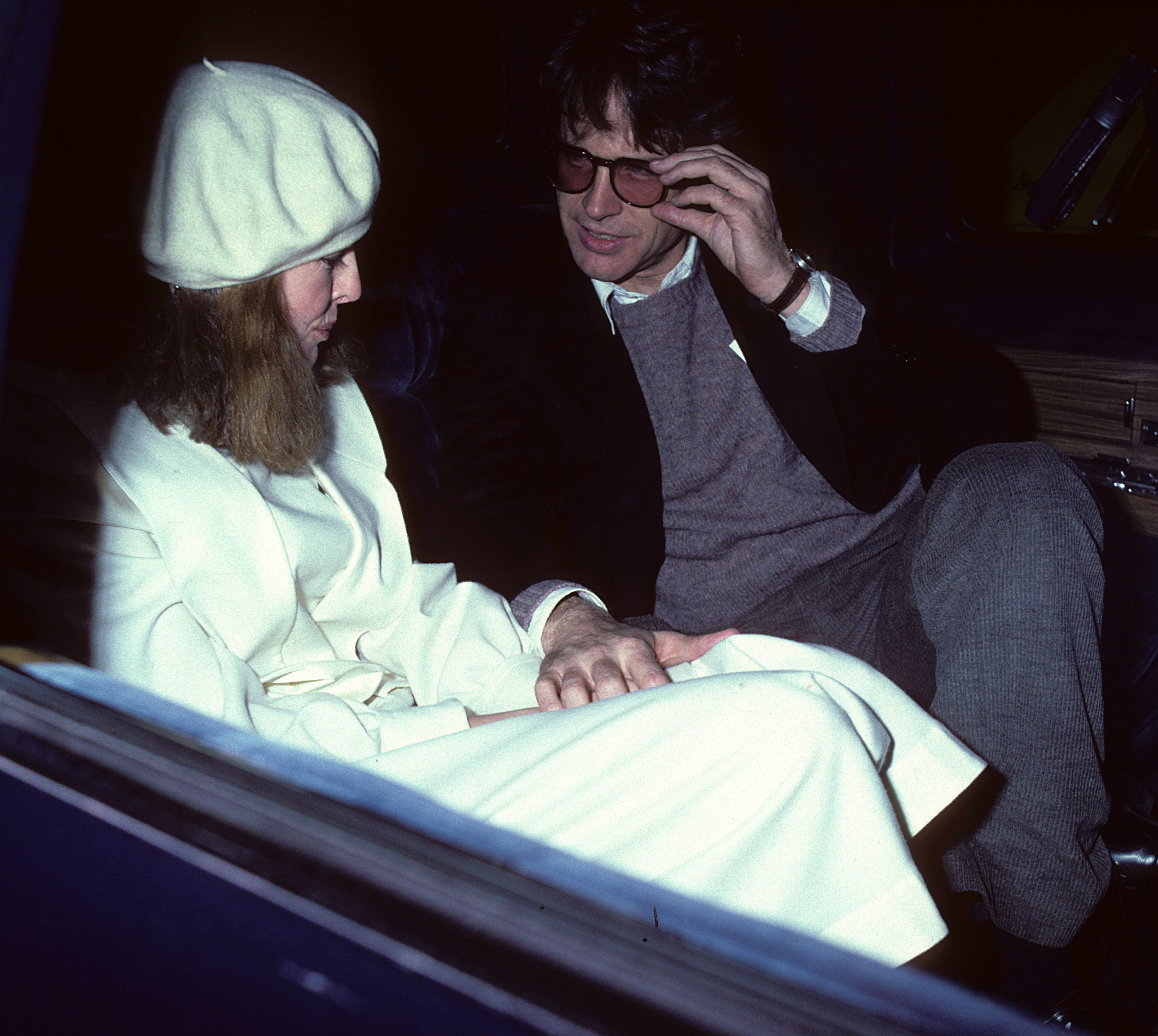 Diane Keaton and Warren Beatty during "Reds" screening on December 19, 1981