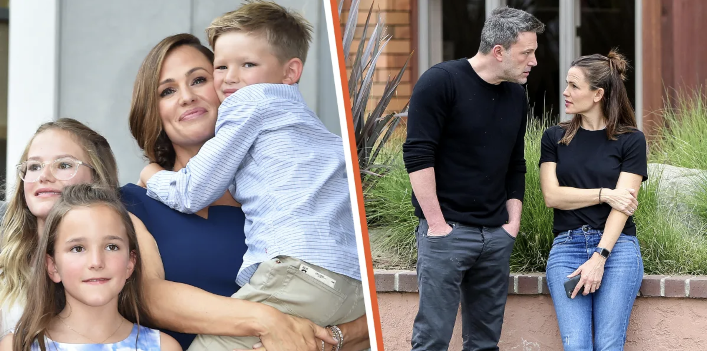 Jennifer Garner, Violet, Seraphina, and Samuel | Jennifer Garner and Ben Affleck | Source: Getty Images