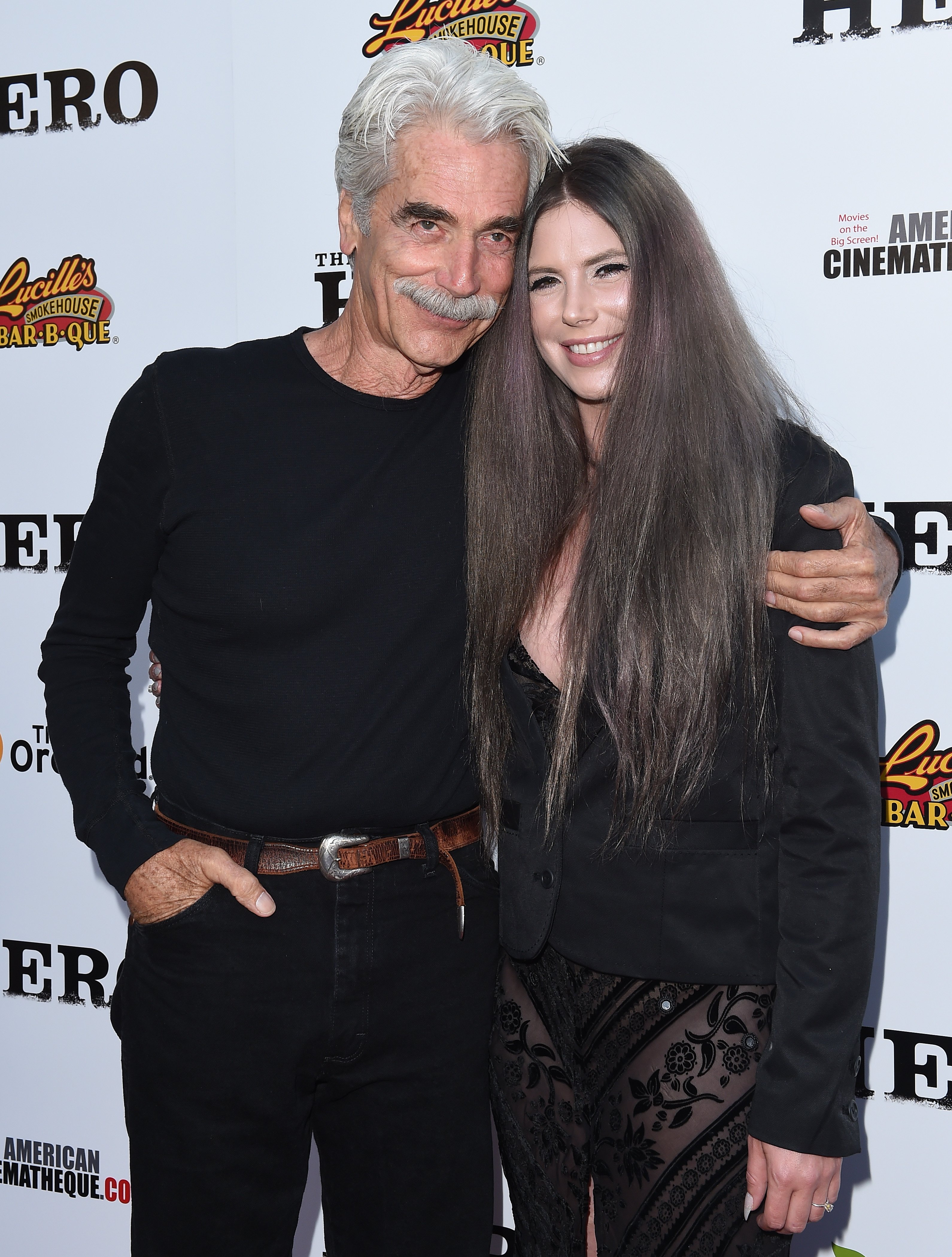 Sam Elliott and his daughter Cleo Rose Elliott at the Los Angeles premiere of "The Hero" June 5, 2017, in Hollywood, California | Source: Getty Images