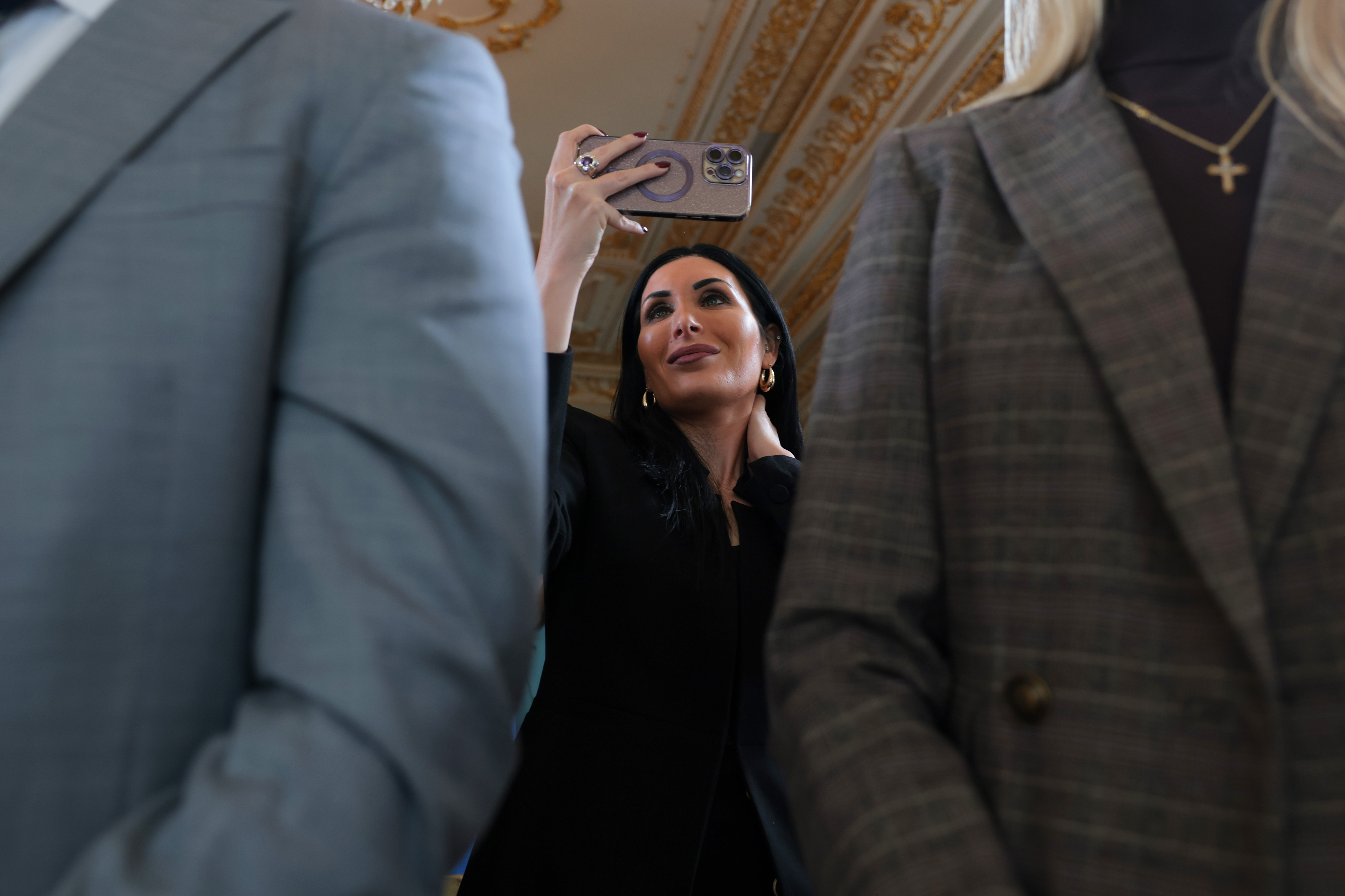 Laura Loomer attends a road dedication ceremony at Mar-a-Lago in Palm Beach, Florida, on January 16, 2026 | Source: Getty Images