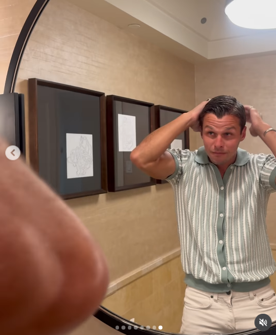Brendan runs his hands through his hair in front of the mirror as Miranda's playful serenading continues in the viral birthday clip. The warm exchange prompted a flood of enthusiastic comments from fans celebrating his youthful looks and congratulating Lambert on finding genuine, drama-free happiness with her devoted younger husband. | Source: Instagram/mirandalambert
