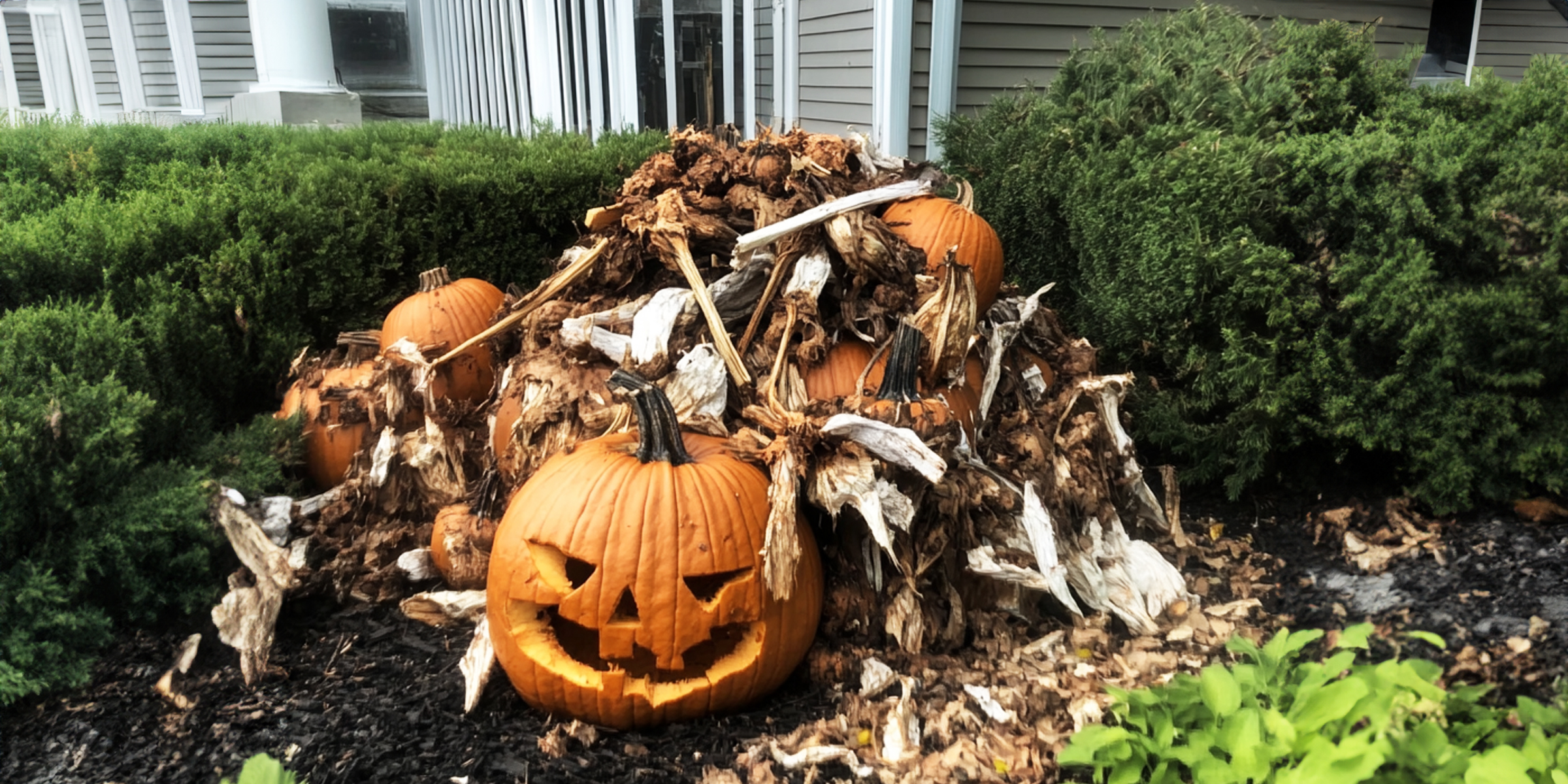 Rotting pumpkins | Source: Amomama