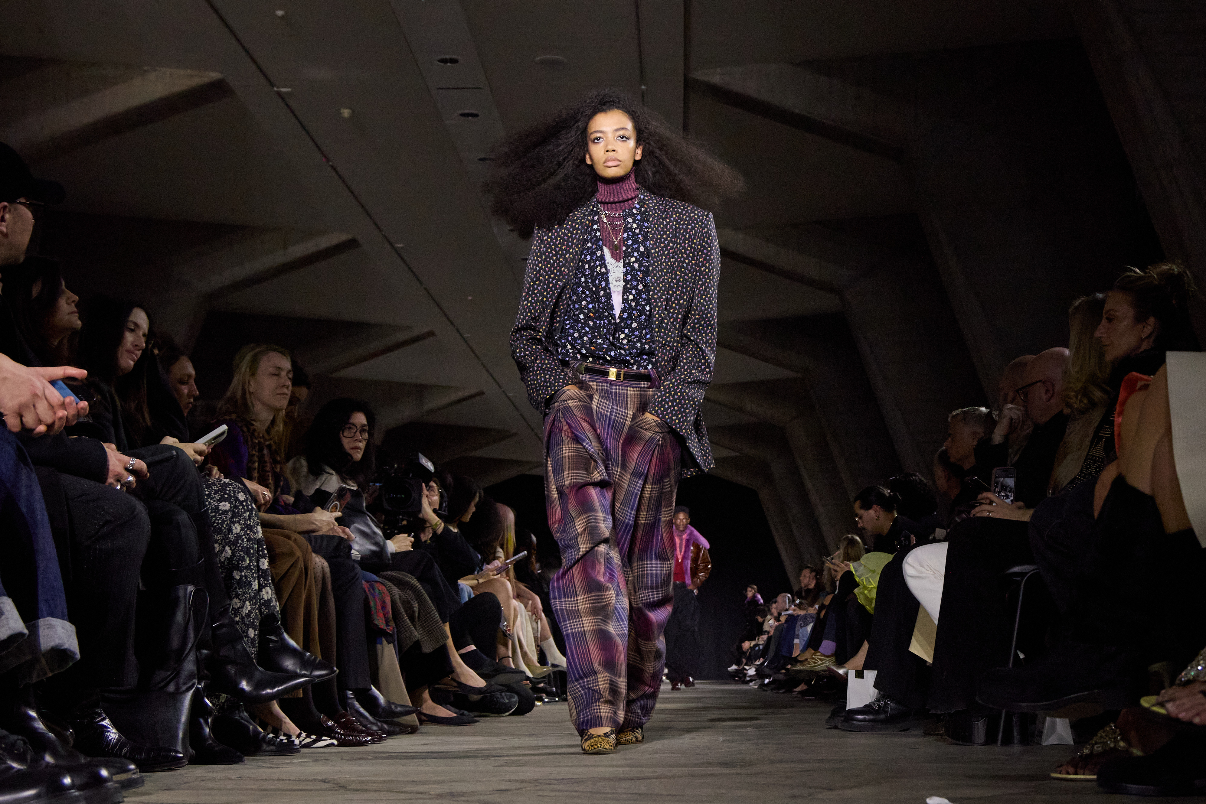 A model walks the runway during the Rabanne Womenswear Fall/Winter 2026-2027 show as part of Paris Fashion Week on March 5, 2026 | Source: Getty Images